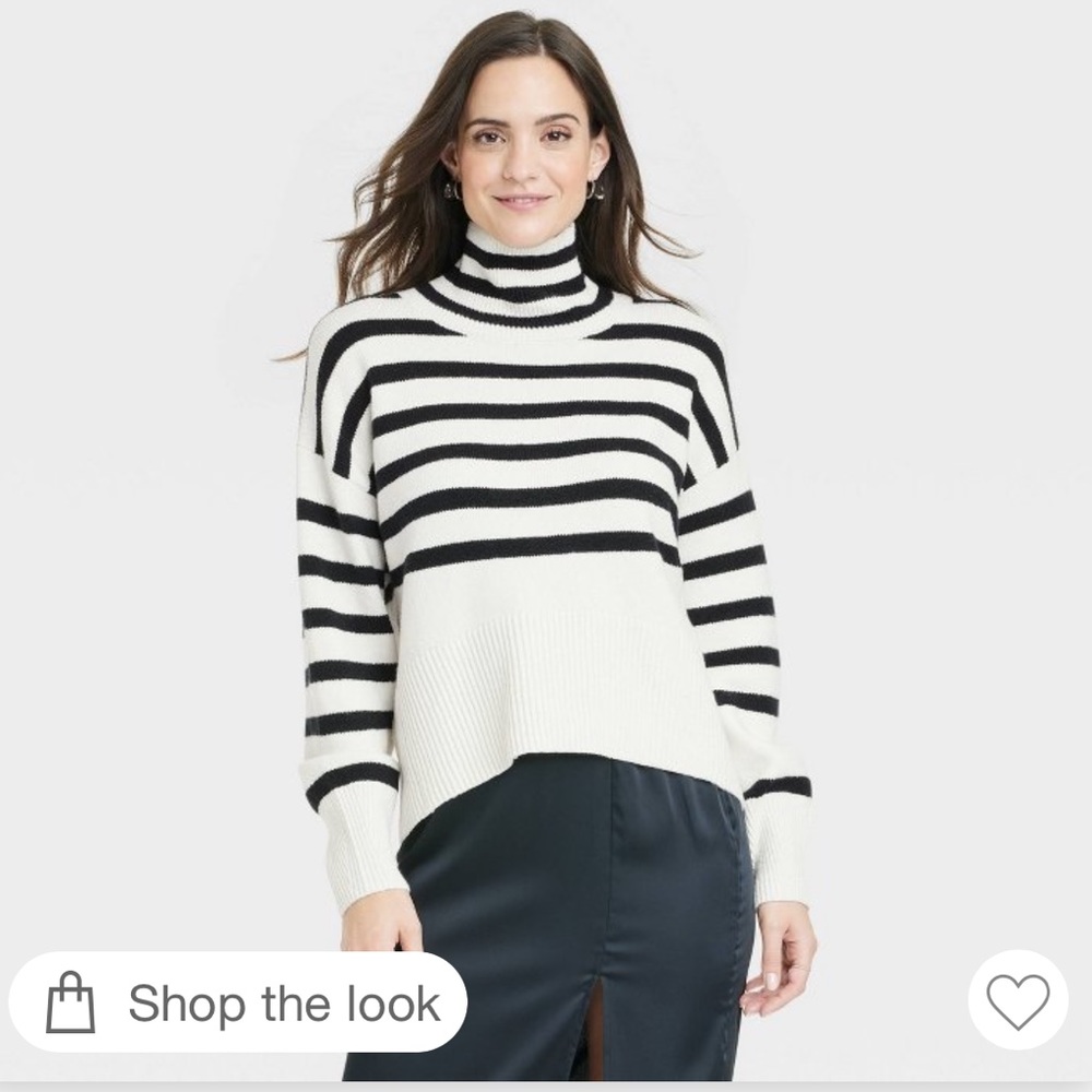 Mock Turtleneck Pullover Sweater from A New Day